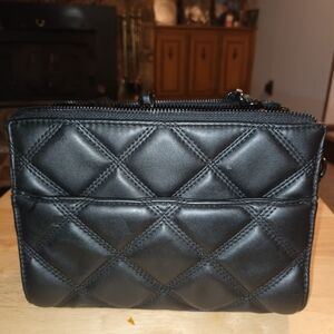 Steve Madden Black Quilted Crossbody Bag